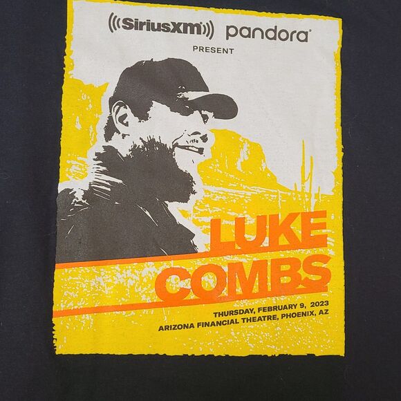 Luke Combs Phoenix AZ 2023 Arizona SiriusXm Pandora Concert UNISEX Large - Picture 2 of 3